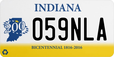 IN license plate 059NLA