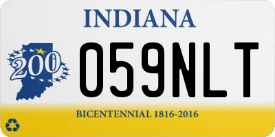IN license plate 059NLT