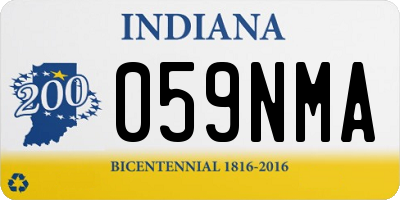IN license plate 059NMA