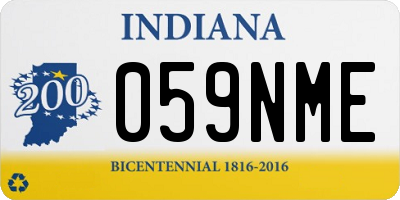 IN license plate 059NME