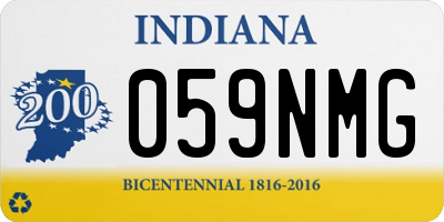 IN license plate 059NMG