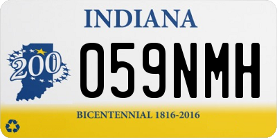 IN license plate 059NMH