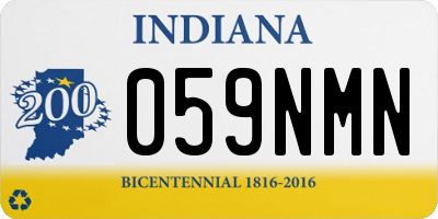 IN license plate 059NMN