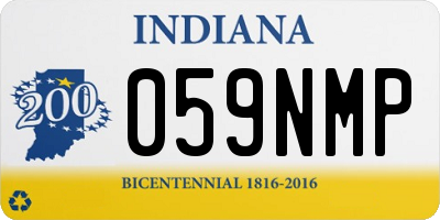IN license plate 059NMP