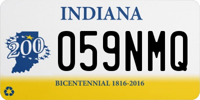 IN license plate 059NMQ