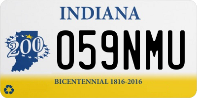 IN license plate 059NMU
