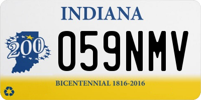 IN license plate 059NMV