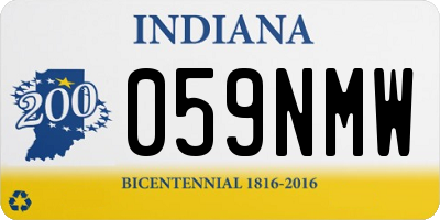 IN license plate 059NMW