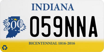 IN license plate 059NNA