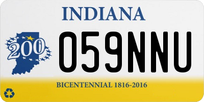 IN license plate 059NNU