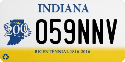 IN license plate 059NNV