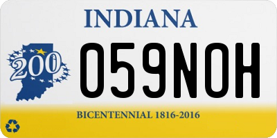 IN license plate 059NOH