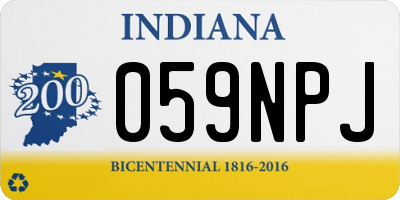 IN license plate 059NPJ