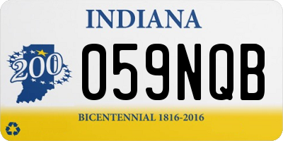 IN license plate 059NQB