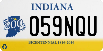 IN license plate 059NQU