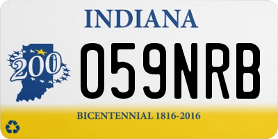 IN license plate 059NRB