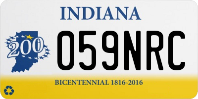 IN license plate 059NRC