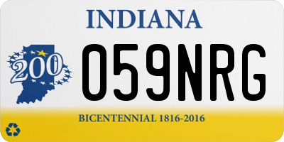 IN license plate 059NRG