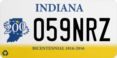 IN license plate 059NRZ