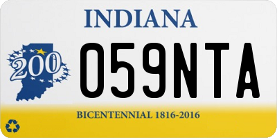 IN license plate 059NTA