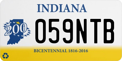 IN license plate 059NTB