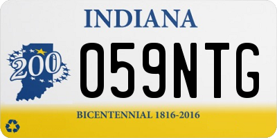 IN license plate 059NTG