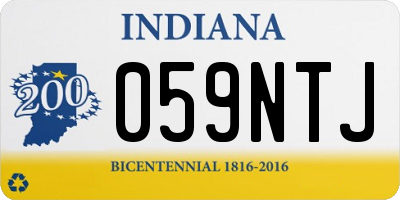 IN license plate 059NTJ