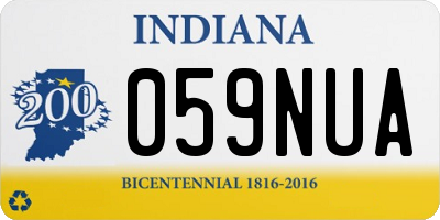 IN license plate 059NUA