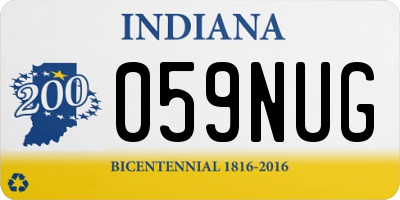 IN license plate 059NUG