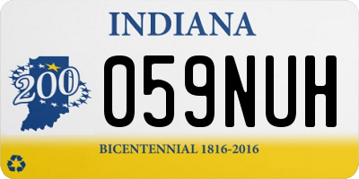 IN license plate 059NUH