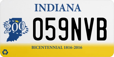 IN license plate 059NVB