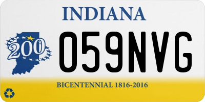 IN license plate 059NVG