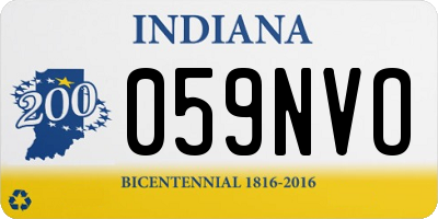 IN license plate 059NVO