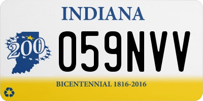 IN license plate 059NVV