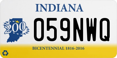 IN license plate 059NWQ