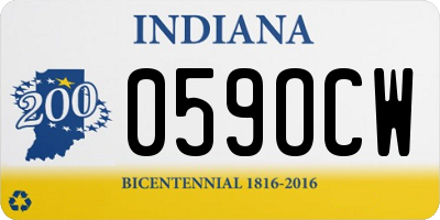 IN license plate 059OCW