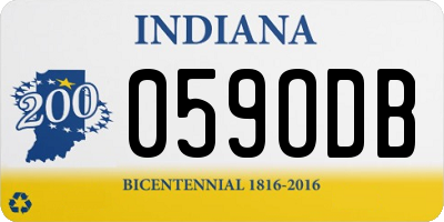 IN license plate 059ODB