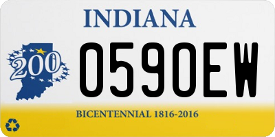 IN license plate 059OEW