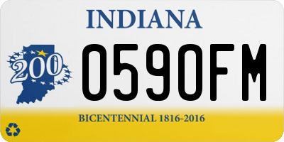 IN license plate 059OFM