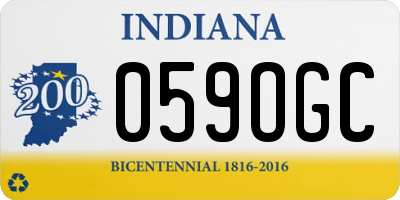 IN license plate 059OGC