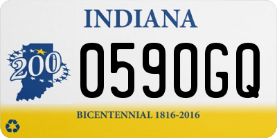 IN license plate 059OGQ