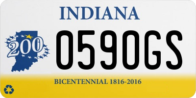 IN license plate 059OGS