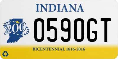 IN license plate 059OGT