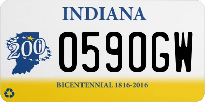 IN license plate 059OGW