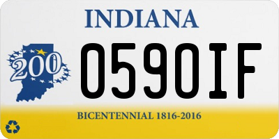 IN license plate 059OIF