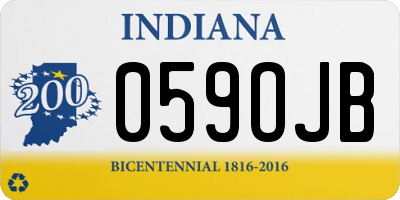IN license plate 059OJB
