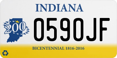 IN license plate 059OJF