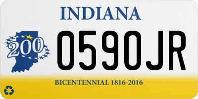 IN license plate 059OJR