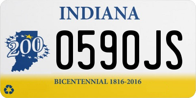 IN license plate 059OJS