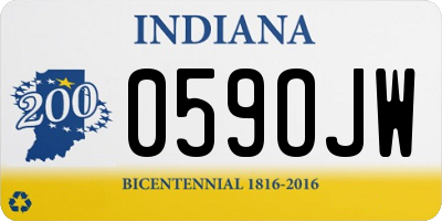 IN license plate 059OJW